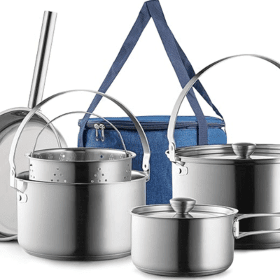 Best Stainless-Steel Camping Cookware for Open Fire
