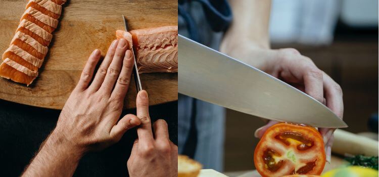 Vegetable Knife vs Chef Knife