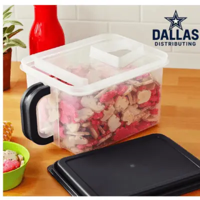 21 cup dry food storage container