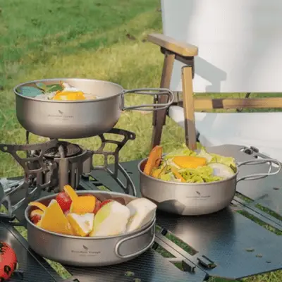 Best Titanium Camping Cookware for Open Fire