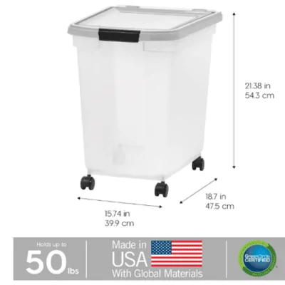 IRIS USA Airtight Dog Food Storage Container